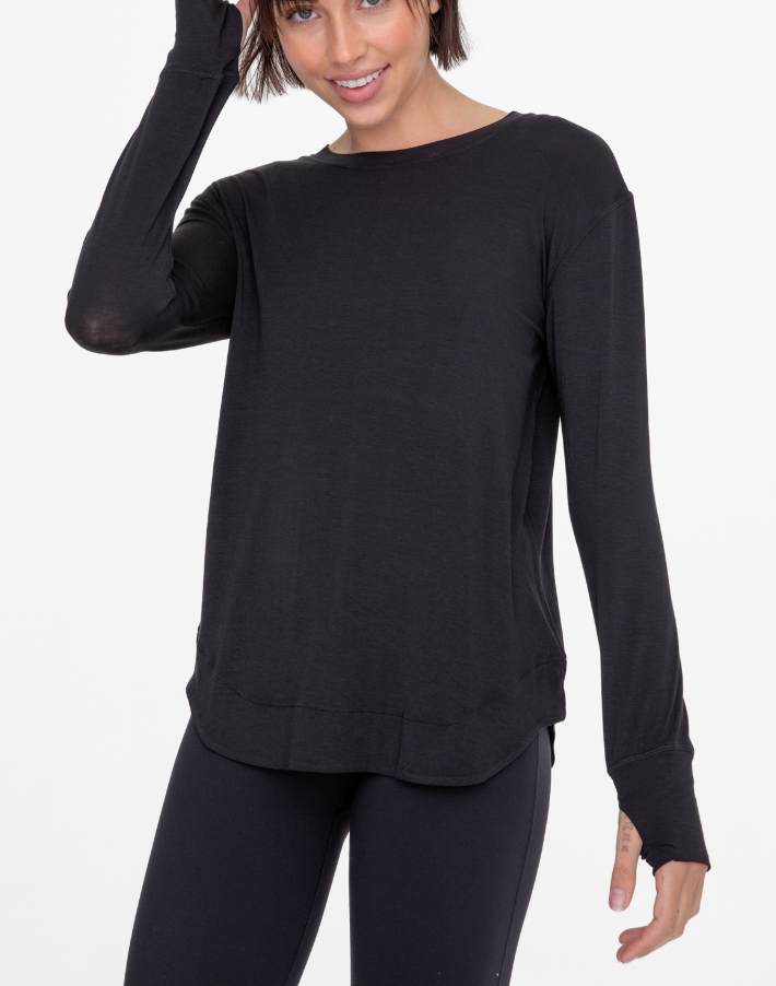 Sweet Soles Long Sleeve Top Black