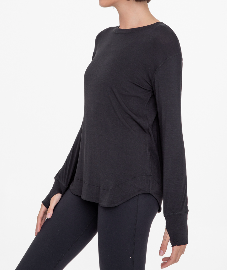 Sweet Soles Long Sleeve Top Black