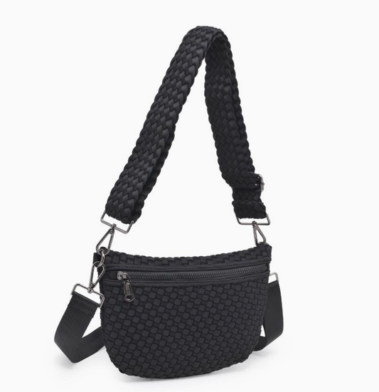 Sol and Selene Ethereal - Woven Neoprene Crossbody Belt Bag