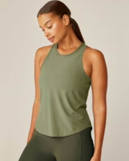 Beyond Yoga Power Beyond Light Resilient Tank Artichoke