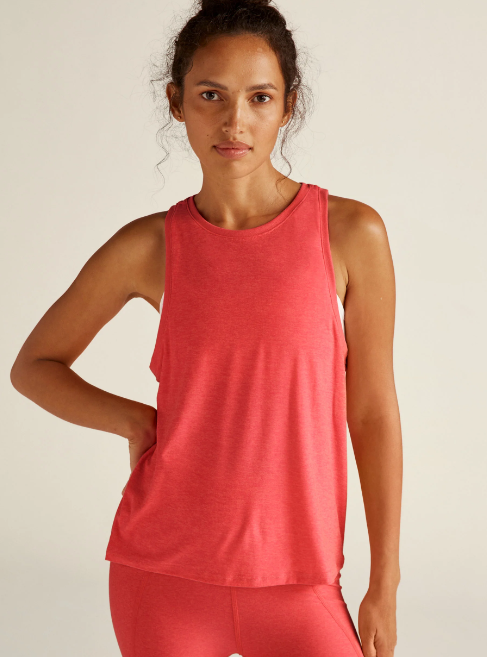 Beyond Yoga Rebalance Tank Coral