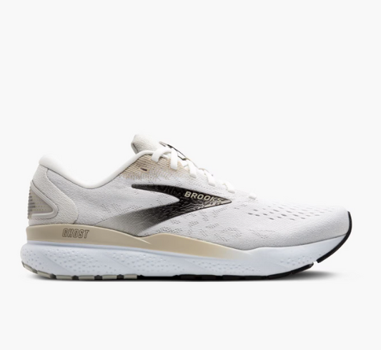 Men's Brooks Ghost 16 White/Pelican/Oyster