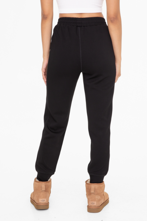 Sweet Soles Elevated Contrast Seam Jogger Black