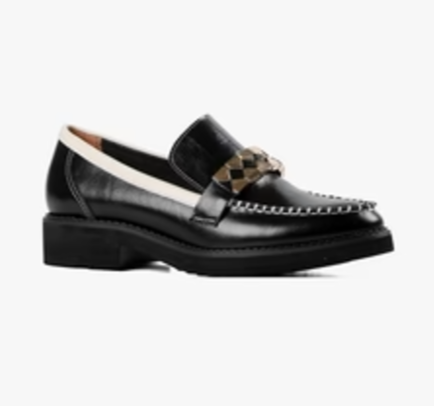 All Black Clip & Stitch Loafer