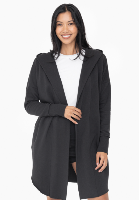 Sweet Soles Longline Cardigan Black