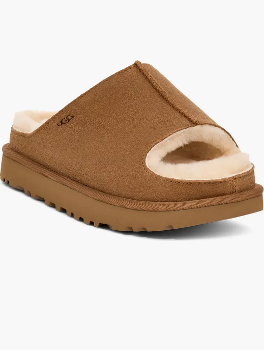 Ugg Greenport Genuine Shearling Lined Slide Sandal Chestnut