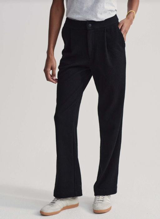 Varley Aberdeen Straight Leg Pant Black 29in or 31.5in