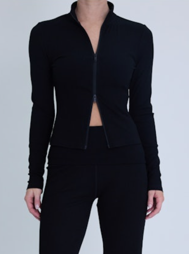 P.E. Nation Social Club Zip Jacket Black