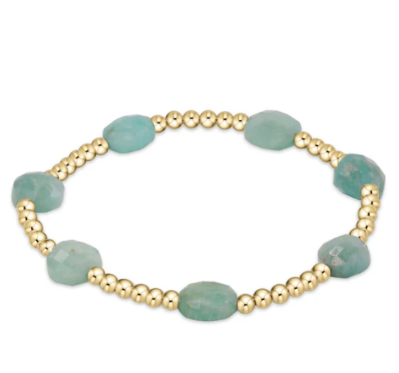enewton Admire Gold Pattern 3mm Bead Bracelet (various colors)_