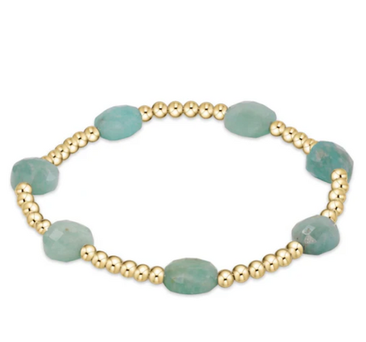 enewton Admire Gold Pattern 3mm Bead Bracelet