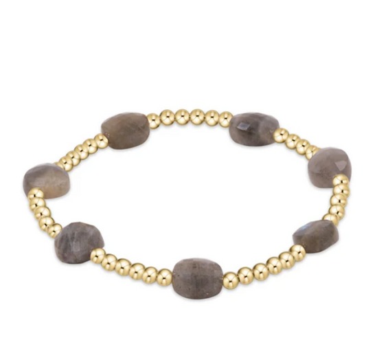 enewton Admire Gold Pattern 3mm Bead Bracelet (various colors)_