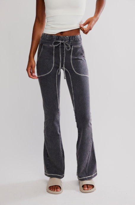 Free People New Flow Flare Legging  / Black