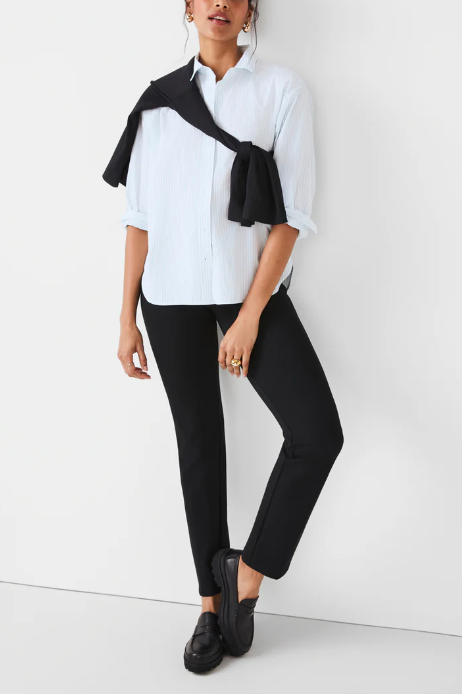 Spanx Slim Straight Ponte Classic Black
