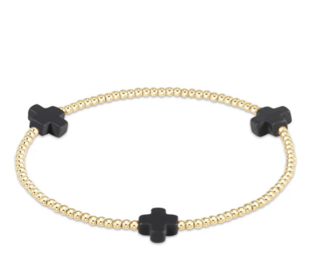 enewton Signature Cross Gold Pattern 2mm (Various Colors)