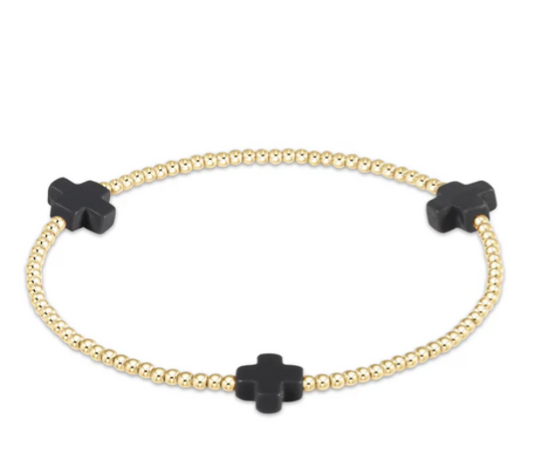 enewton Signature Cross Gold Pattern 2mm (Various Colors)