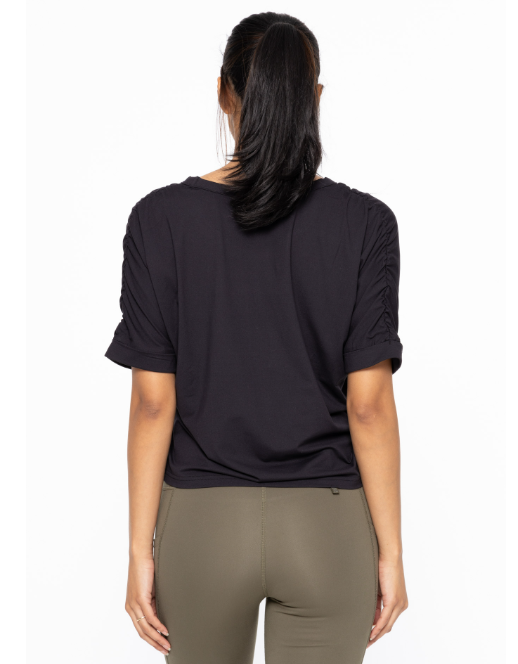Sweet Soles Elegant Loose Fit Tee - Black