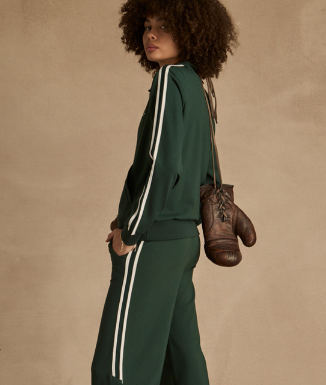 The Upside Cobra Peri Zip Jacket Racing Green