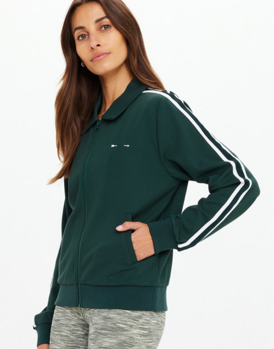 The Upside Cobra Peri Zip Jacket Racing Green