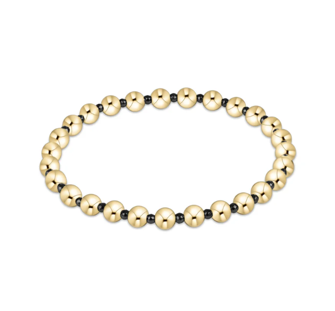 enewton Faceted Hematite Grateful Pattern 5mm Bead Bracele