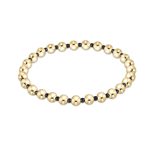 enewton Faceted Hematite Grateful Pattern 5mm Bead Bracele