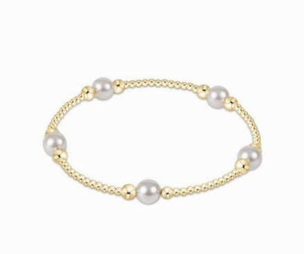 enewton Purpose Pearl 6mm  Bead Bracelet - Gold