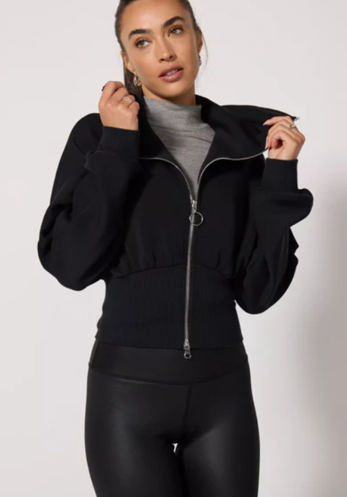 MPG Women's Dreamweave Corset Full Zip Black