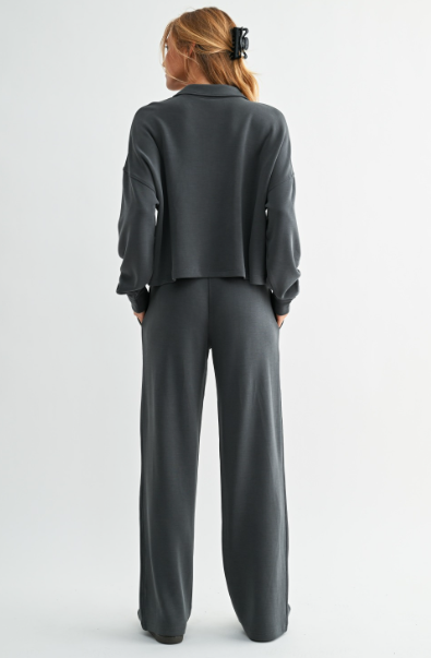 Sweet Soles Laguna Lux Pant- Slate Gray