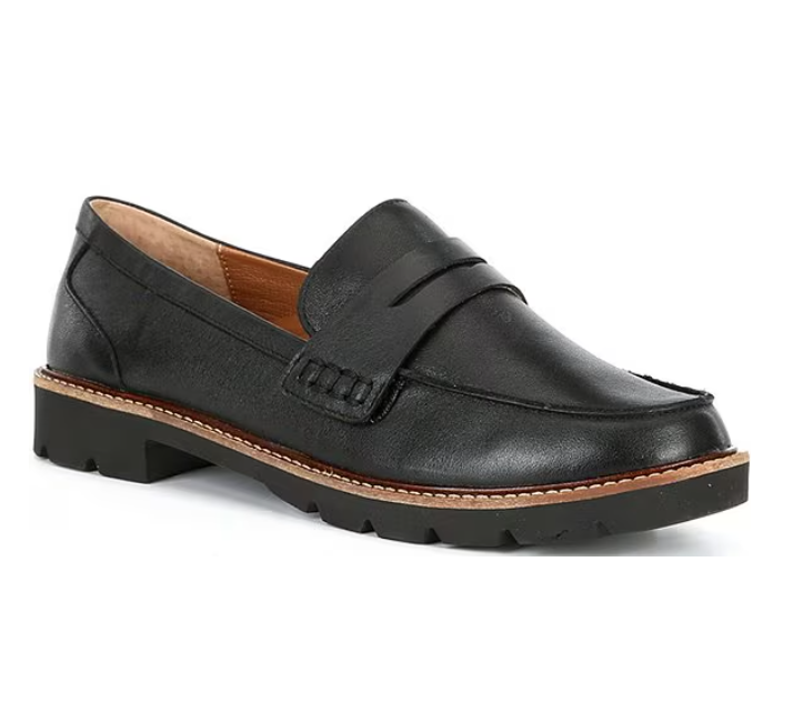 Aetrex Collette Loafer Black Leather