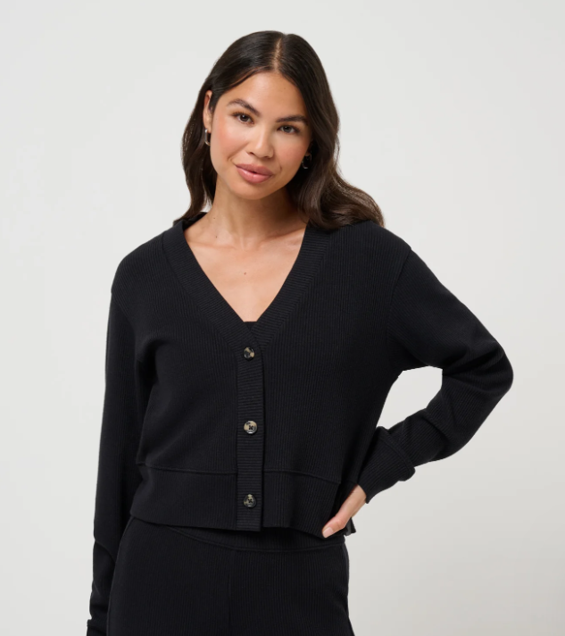 Travis Mathew Women's Evening Retreat Cardigan Black