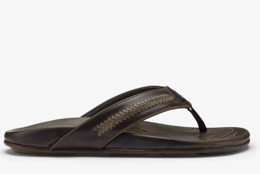 Olukai Mea Ola Mano Leather Sandal - Java