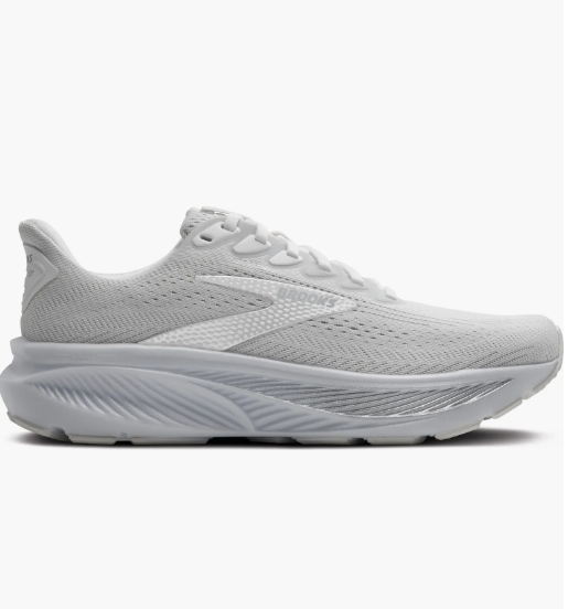 Women's Brooks Ghost 17 White/white/grey
