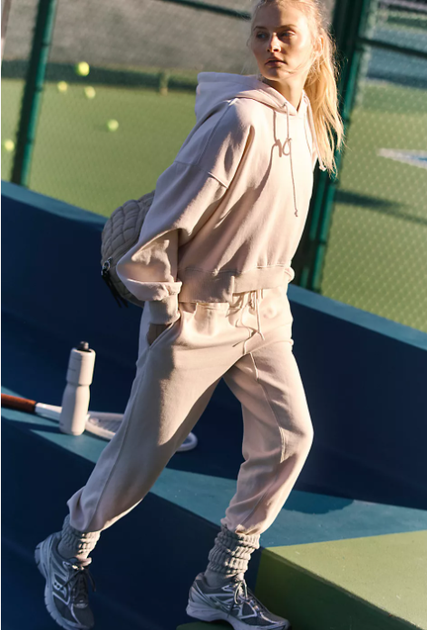 FP Movement Sand Washed Undefeated Hoodie - Tofu