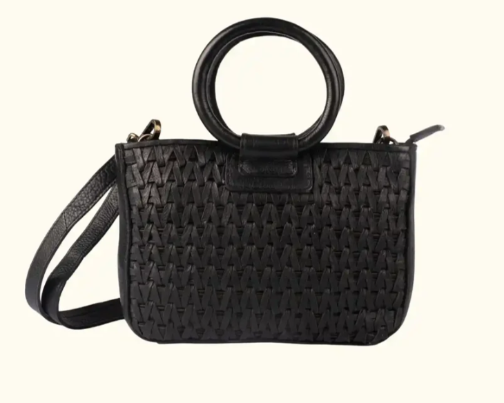 Milo Agatha Women's Washed Leather Handbag - Various Colors