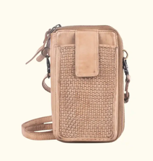 Milo Ella Leather Phone Bag -Various Colors