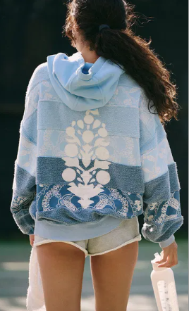 FP Movement Final Call Hoodie Bandana Limited Edition - Blue Indigo