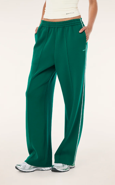 P.E. Nation Triumph Pant Green/Whisper White