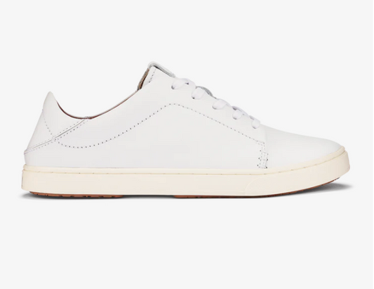 Olukai Women's Pehuea White Leather