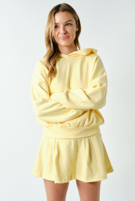 Sweet Soles Icon Sport Cotton Hoodie | Yellow