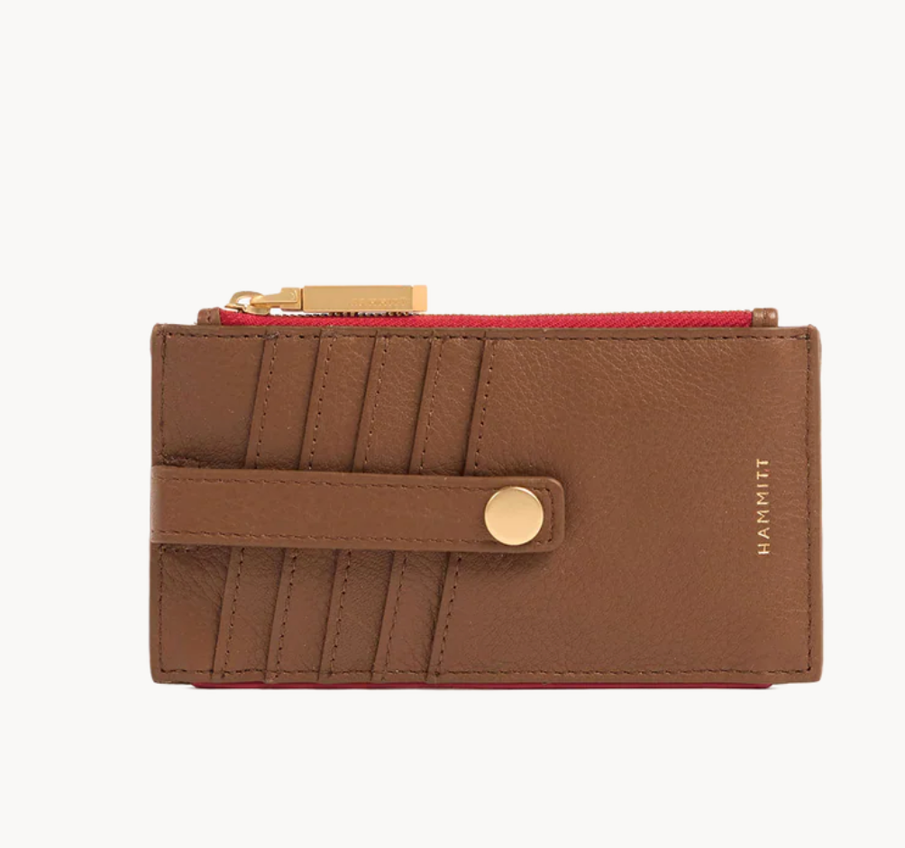 Hammitt 210 West 210 West-Mahogany Pebble-BG Red Zip