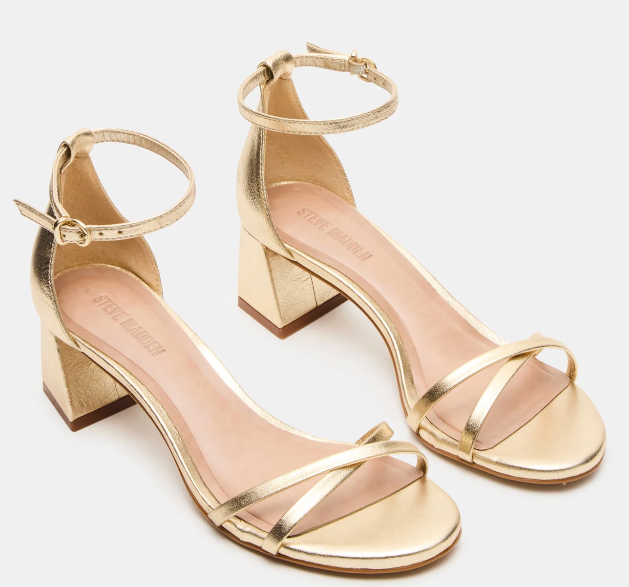 Steve Madden Rae Gold Leather