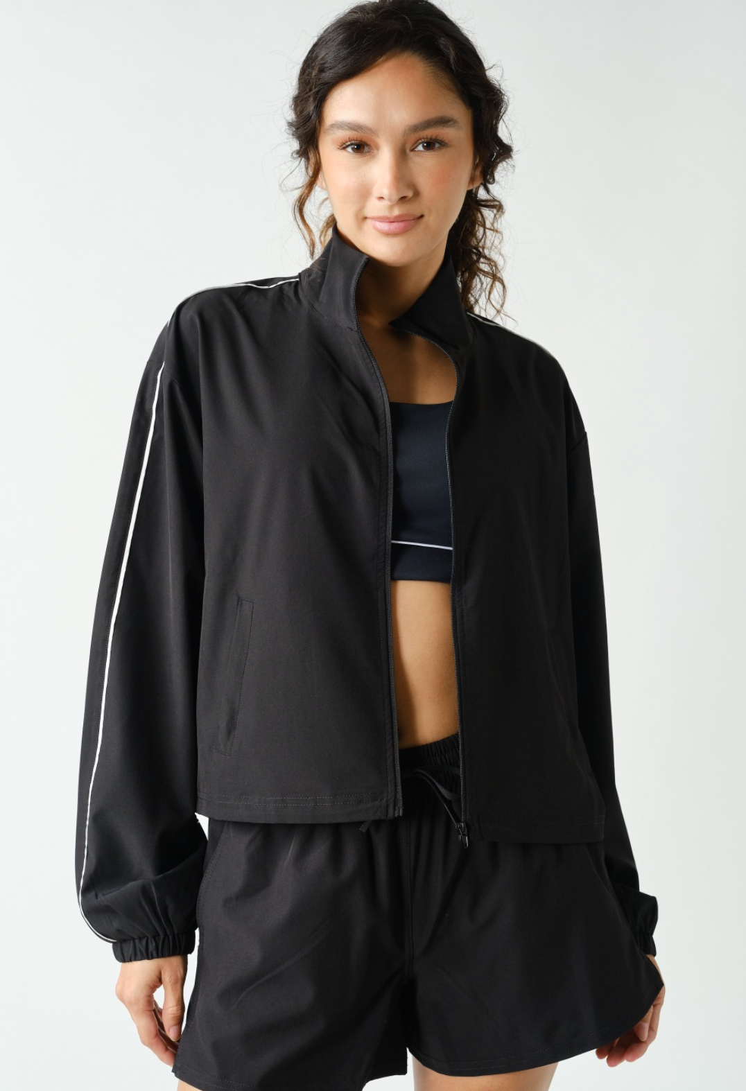 Sweet Soles Breezy Flow active jacket  - Black