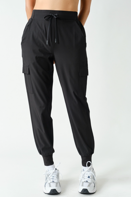 Sweet Soles Breezy Flow Jogger Black