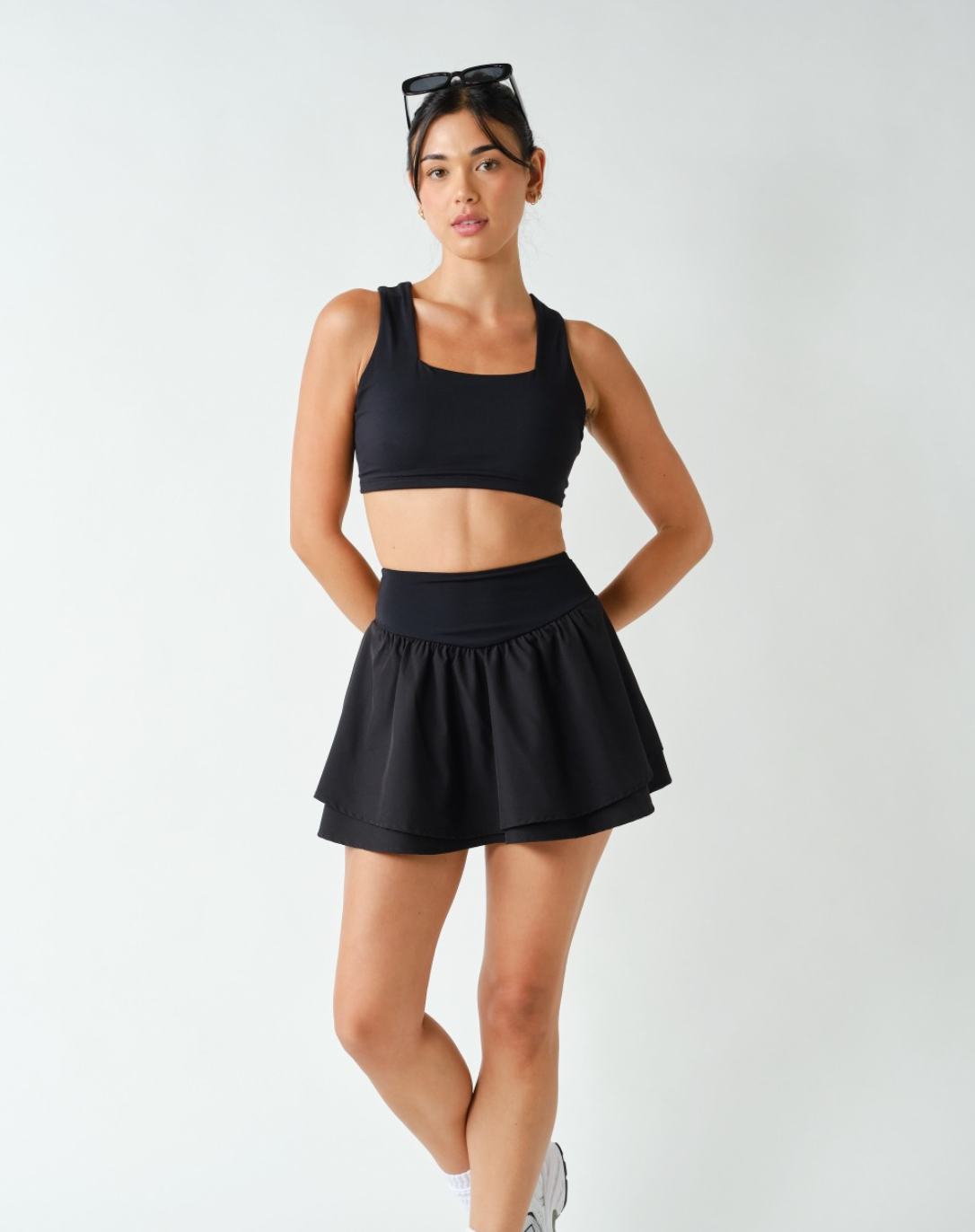 Sweet Soles Breeze Flutter Skort - Black