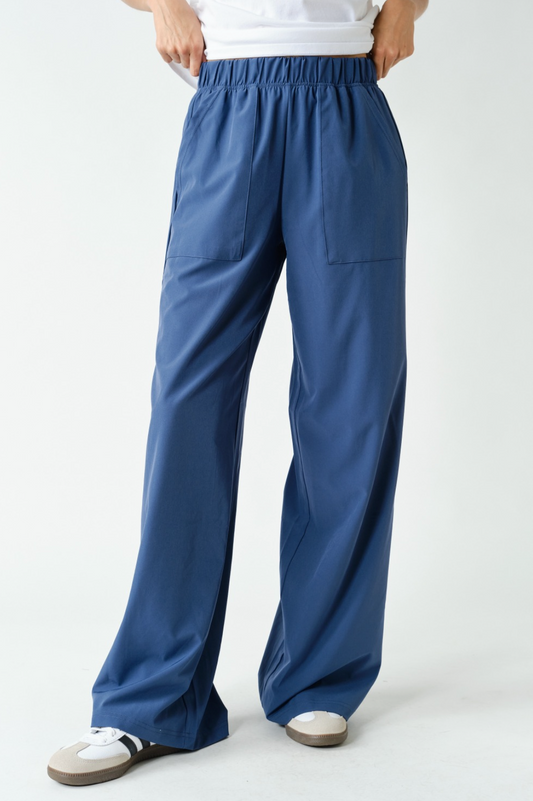 Sweet Soles Breezy Flow Active Pant  - Ocean