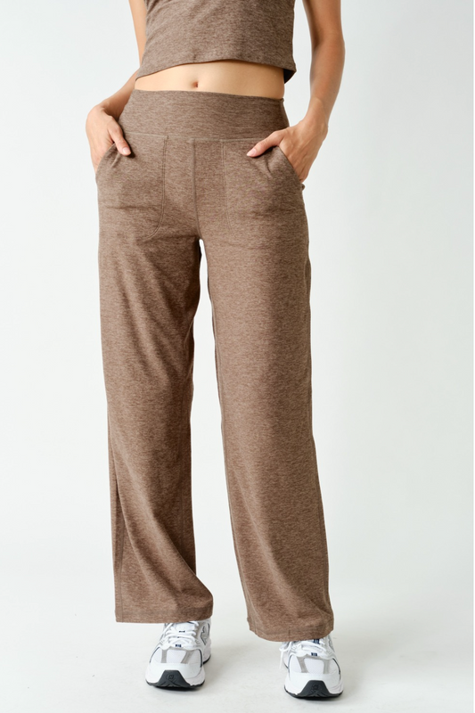 Sweet Soles Courtside Actve Pant - Truffle