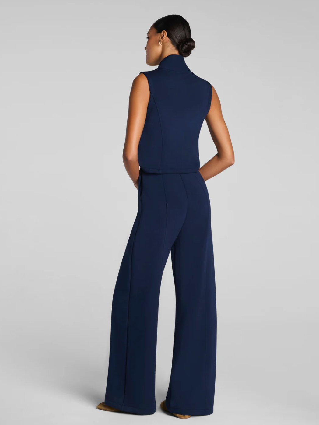 Spanx AirEssential Shawl Collar Half - Timeless Navy
