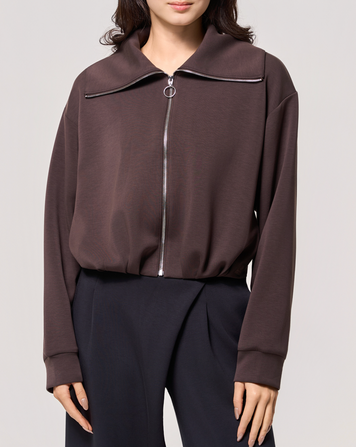 MPG Dreamweave Pleated Jacket Java