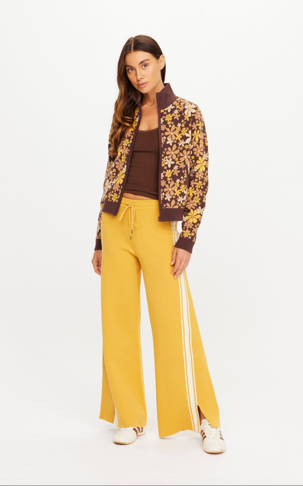The Upside Bonito Moby Knit Pant - Ochre