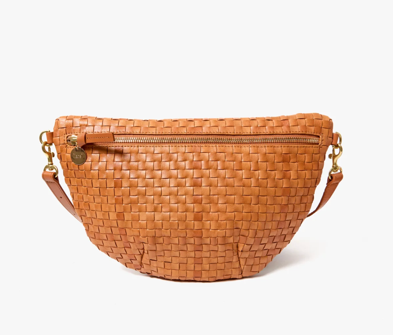 Clare V. - Grande Fanny Woven Checker Natural