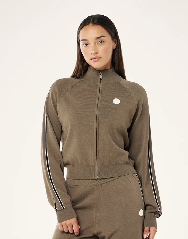 P.E. Nation Retreat Knit Jacket Burnt Biscuit